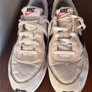 Nike womens white and Black Sneakers